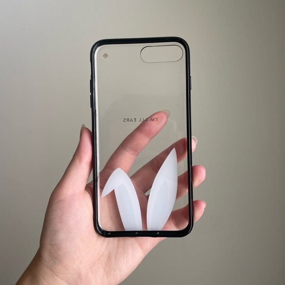 Kate Spade Hybrid Hardshell iPhone 8 Plus Case, Rabbit “I’m All Ears” - Picture 3 of 3
